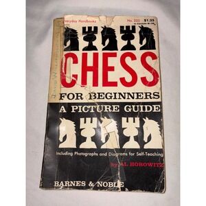 Chess for Beginners A Picture Guide Al Horowitz Barnes & Noble 1964 Vintage Book